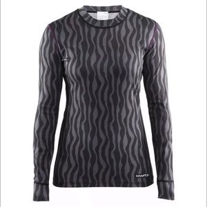 Craft Mix and Match Long Sleeve Baselayer Zebra